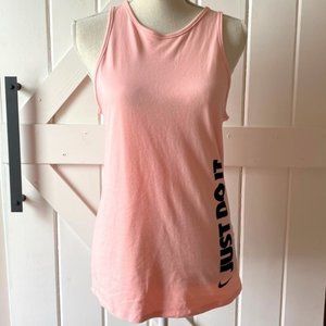Nike Dri-Fit Peach Pink Relaxed Tank Top size small